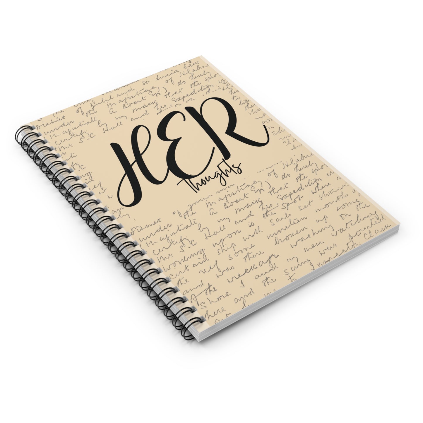 "HER" thoughts spiral notebook