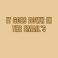 It Goes Down in the Email's